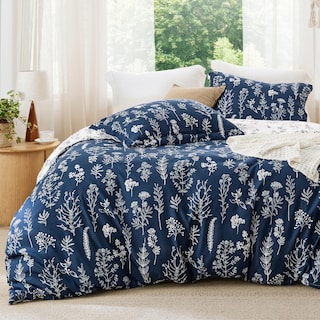 Foto 1 | Juego de Edredón Bedsure King Navy con 2 Fundas - Venta Internacional