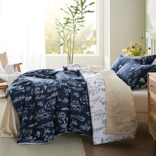 Foto 4 | Juego de Edredón Bedsure King Navy con 2 Fundas - Venta Internacional