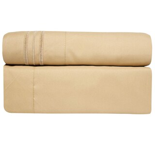 Foto 2 | Sábanas Sweet Home Collection 1800 Supreme Queen Camel - Venta Internacional.