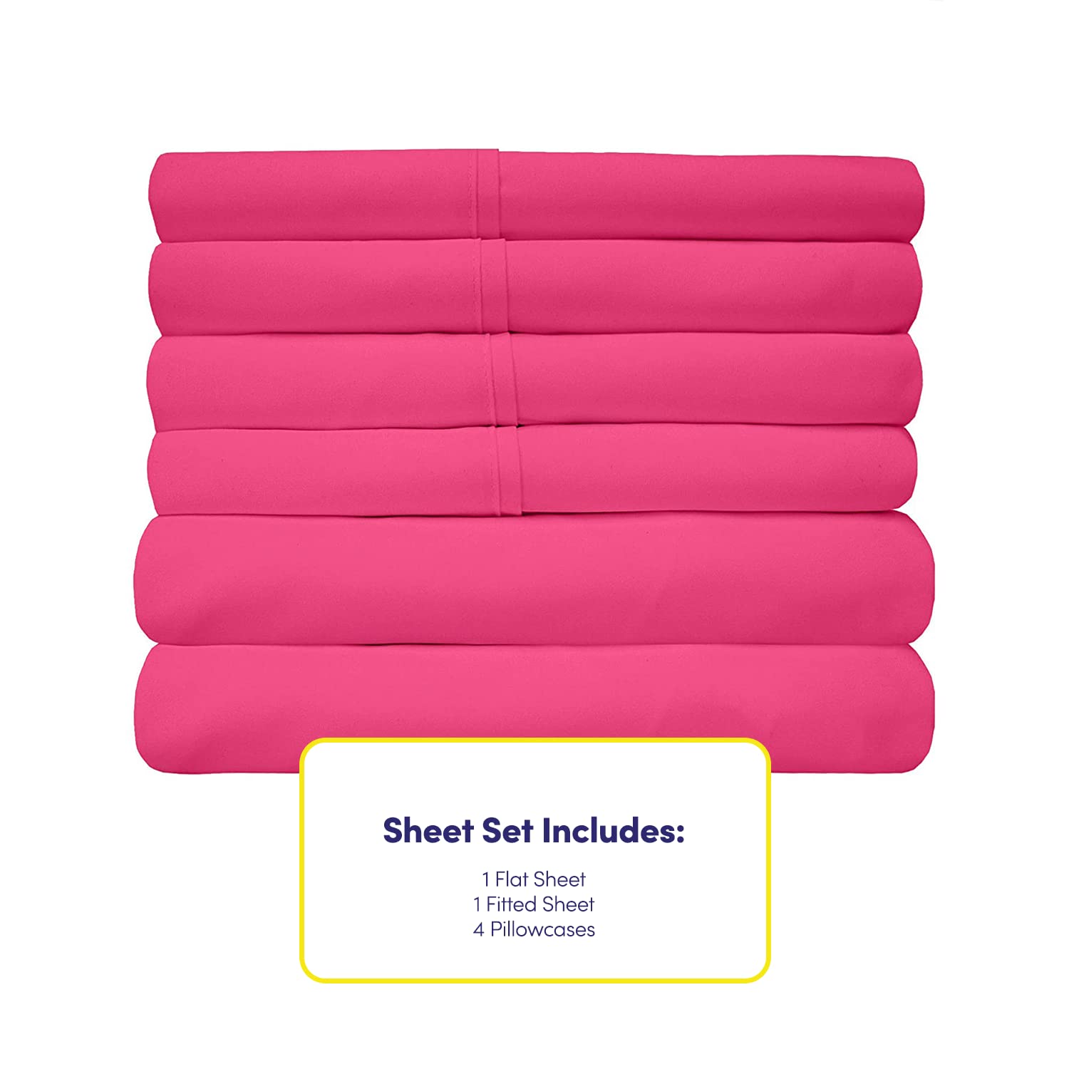 Foto 4 | Sábanas Sweet Home Collection, 6 Unidades, 1500 Supreme King - Venta Internacional.