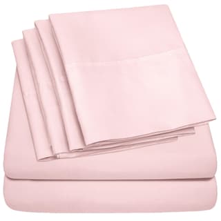 Foto 1 | Juego De Sábanas Sweet Home Collection Queen Rosa Pálido, 6 Piezas - Venta Internacional.