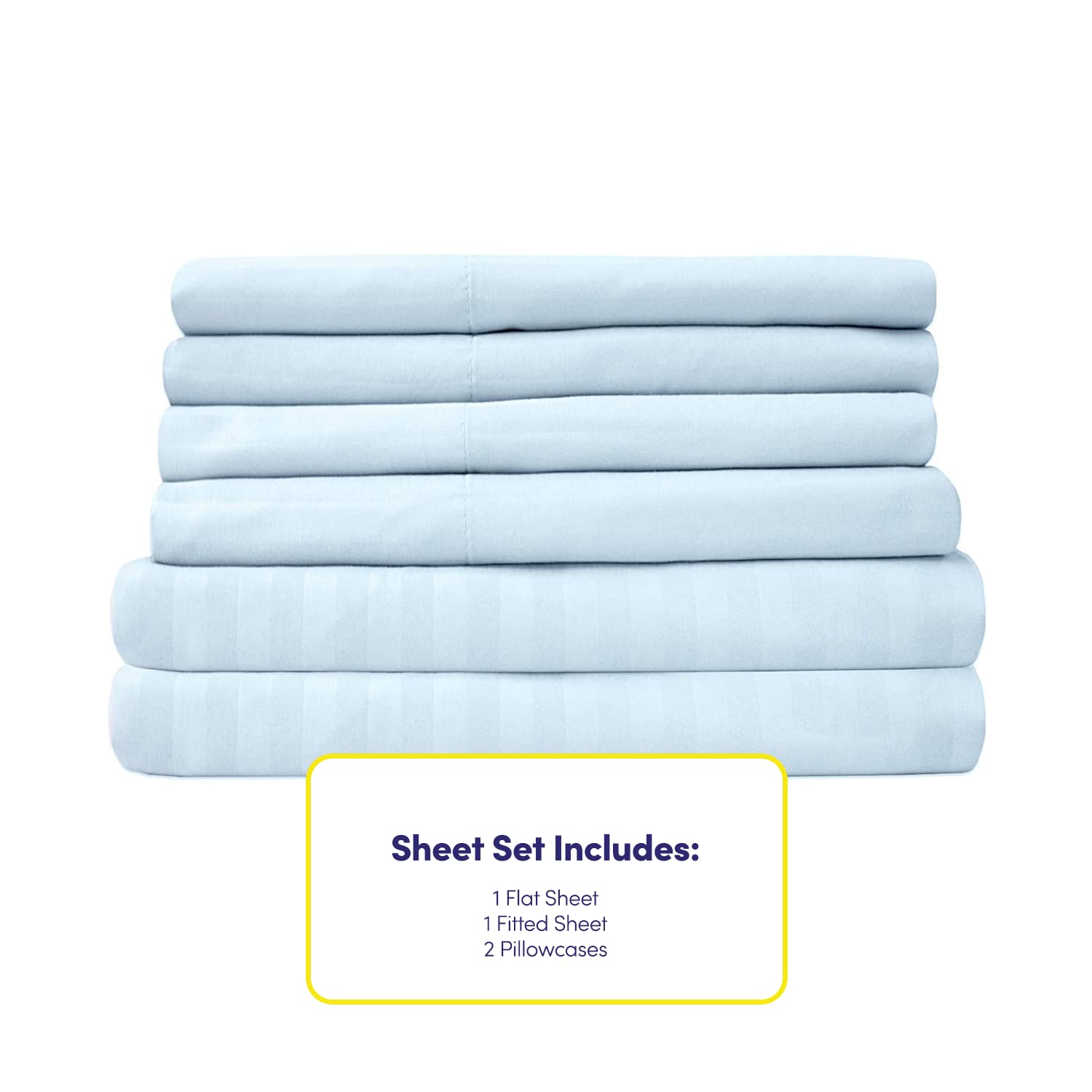 Foto 5 pulgar | Sábanas Sweet Home Collection 1500 Supreme Twin Blue - Venta Internacional.