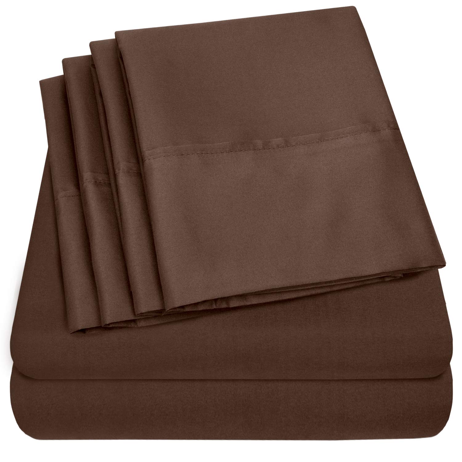 Foto 1 | Juego De Sábanas Sweet Home Collection 1500 Supreme Queen Brown - Venta Internacional.
