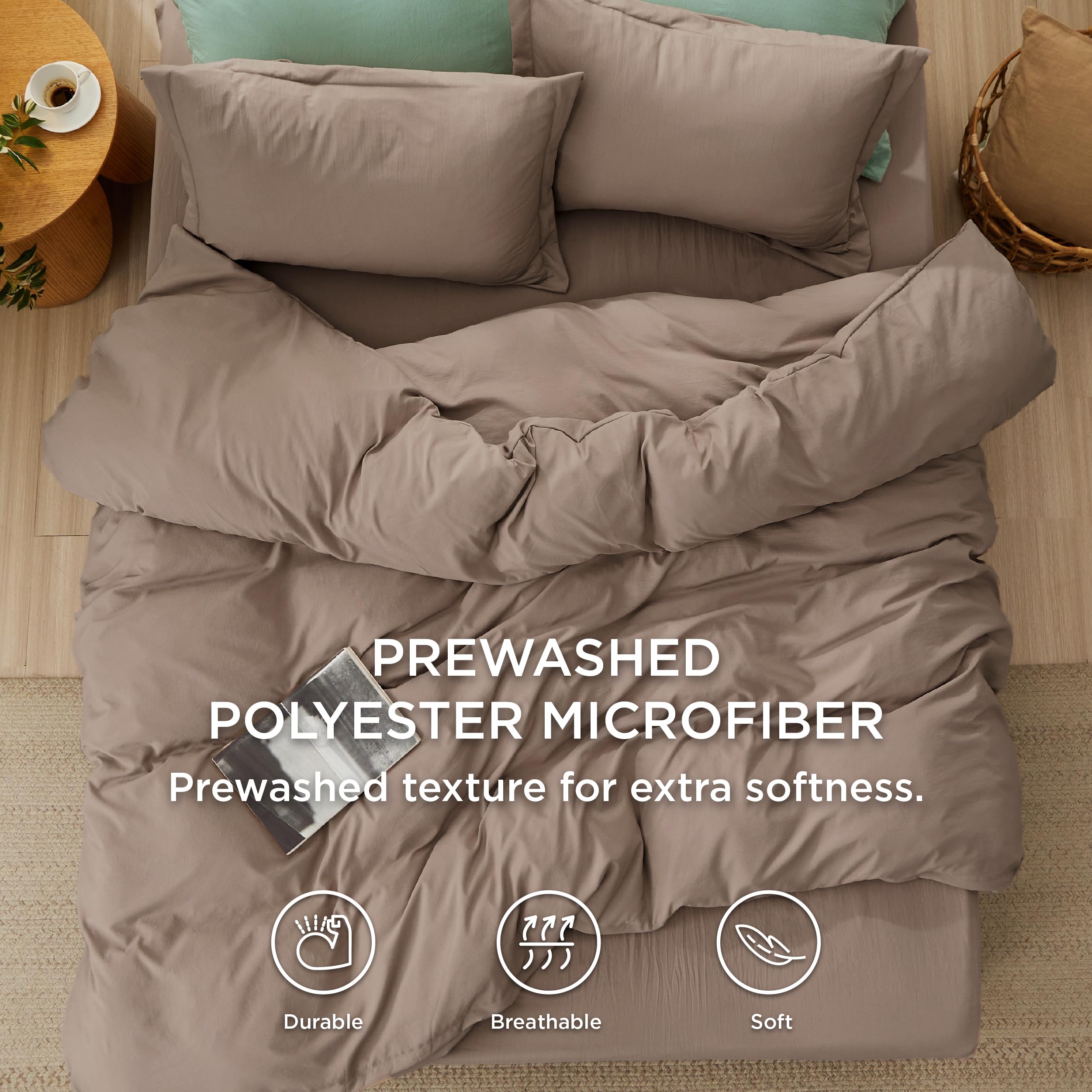 Foto 4 pulgar | Juego de Cama Bedsure Queen con Sábana Bajera - Venta Internacional