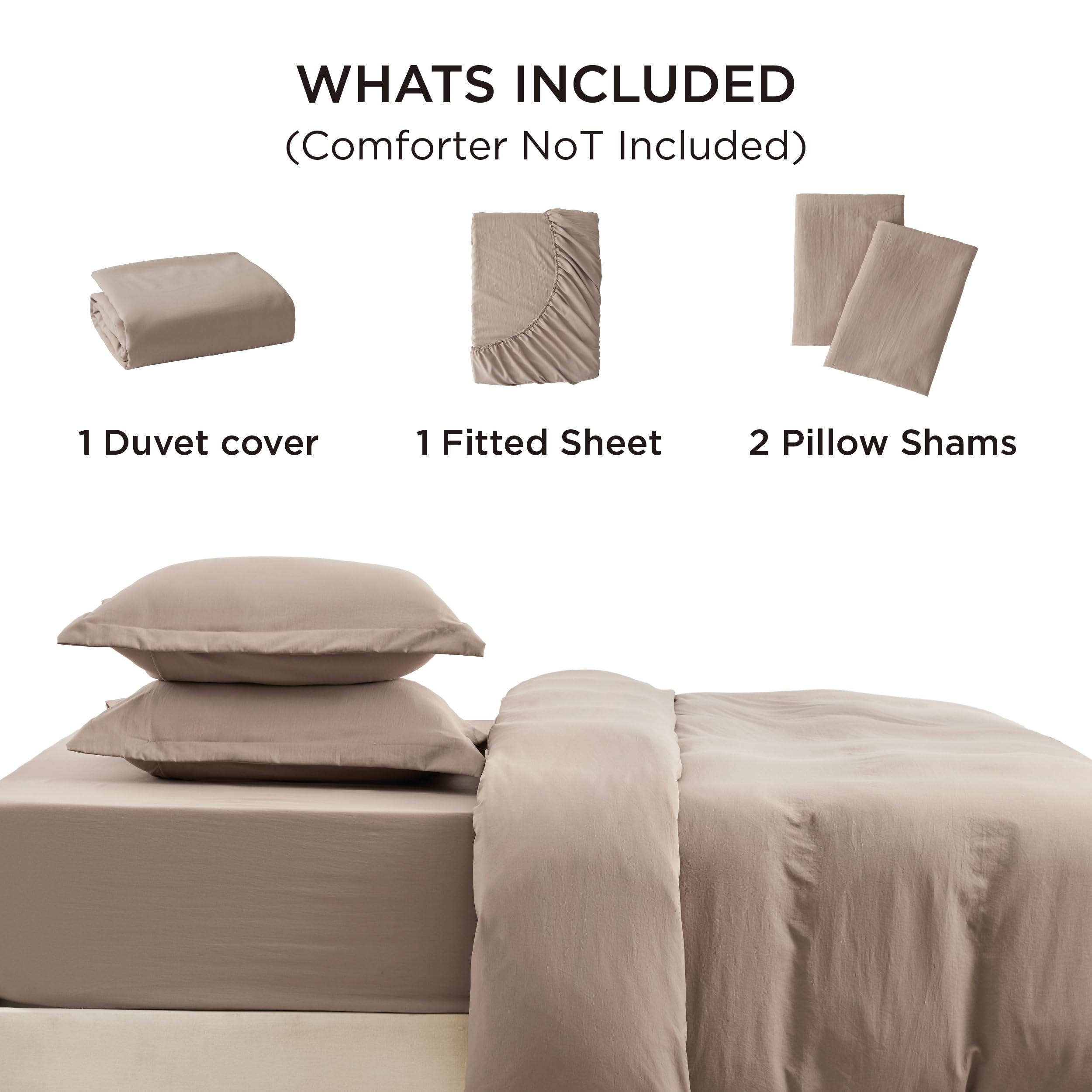 Foto 8 pulgar | Juego de Cama Bedsure Queen con Sábana Bajera - Venta Internacional