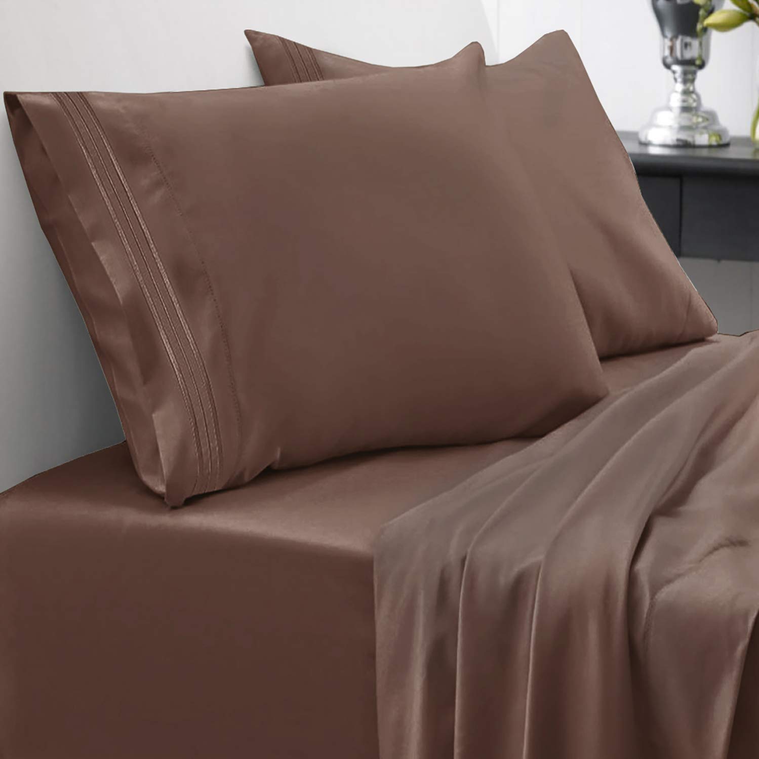 Juego De Sábanas Sweet Home Collection 1800 Hilos King - Venta Internacional.