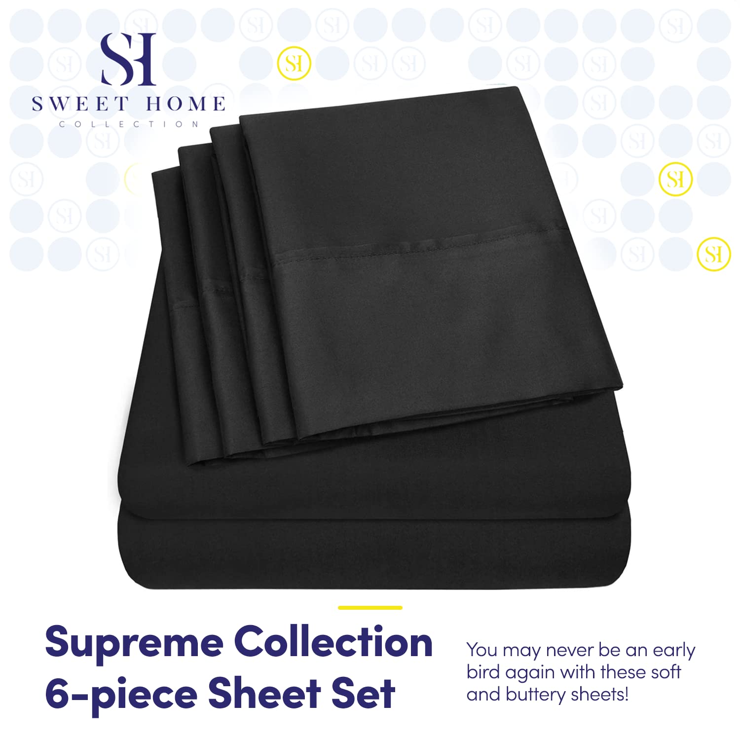 Foto 2 | Sábanas Sweet Home Collection 1500 Supreme Cal King - Venta Internacional.