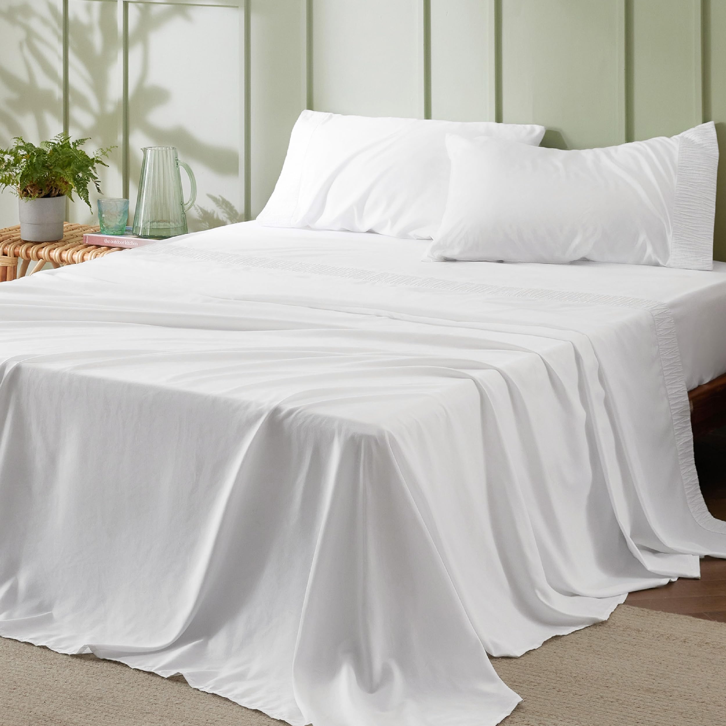 Juego de Sábanas Bedsure Queen Size 4 Piezas- Venta Internacional