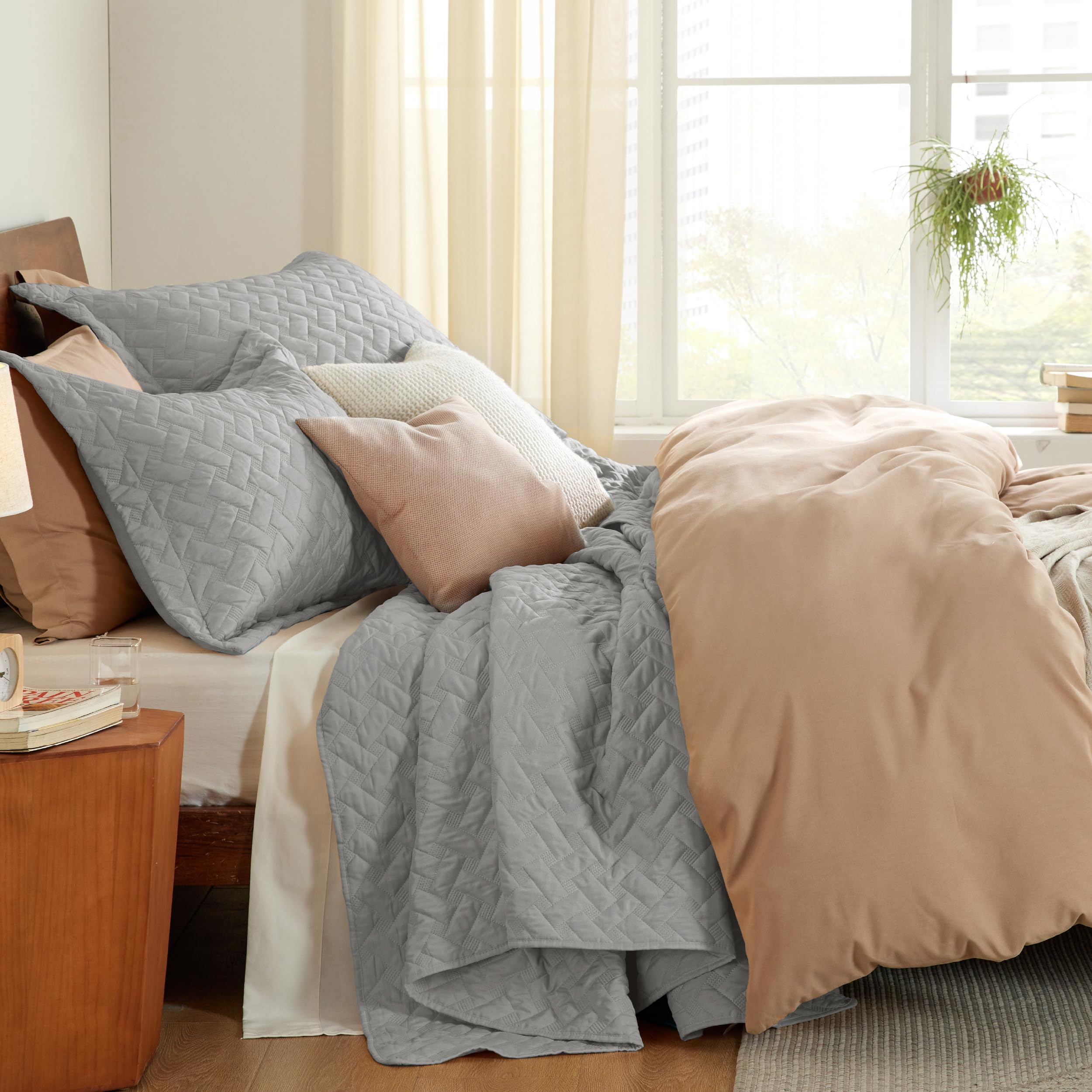 Foto 5 pulgar | Colchas Ligeras Quilt Bedsure Queen Size con 2 Fundas - Venta Internacional