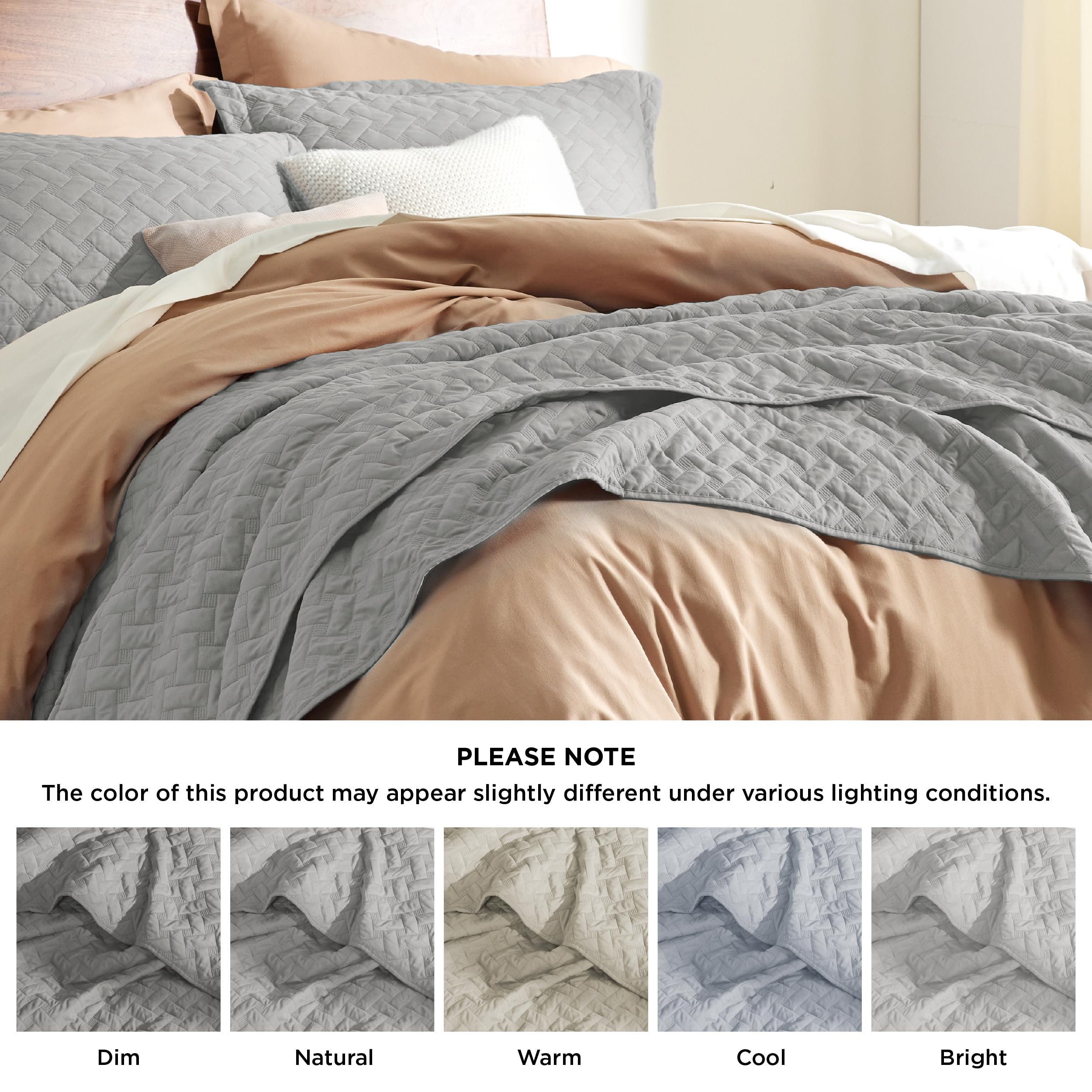 Foto 7 pulgar | Colchas Ligeras Quilt Bedsure Queen Size con 2 Fundas - Venta Internacional