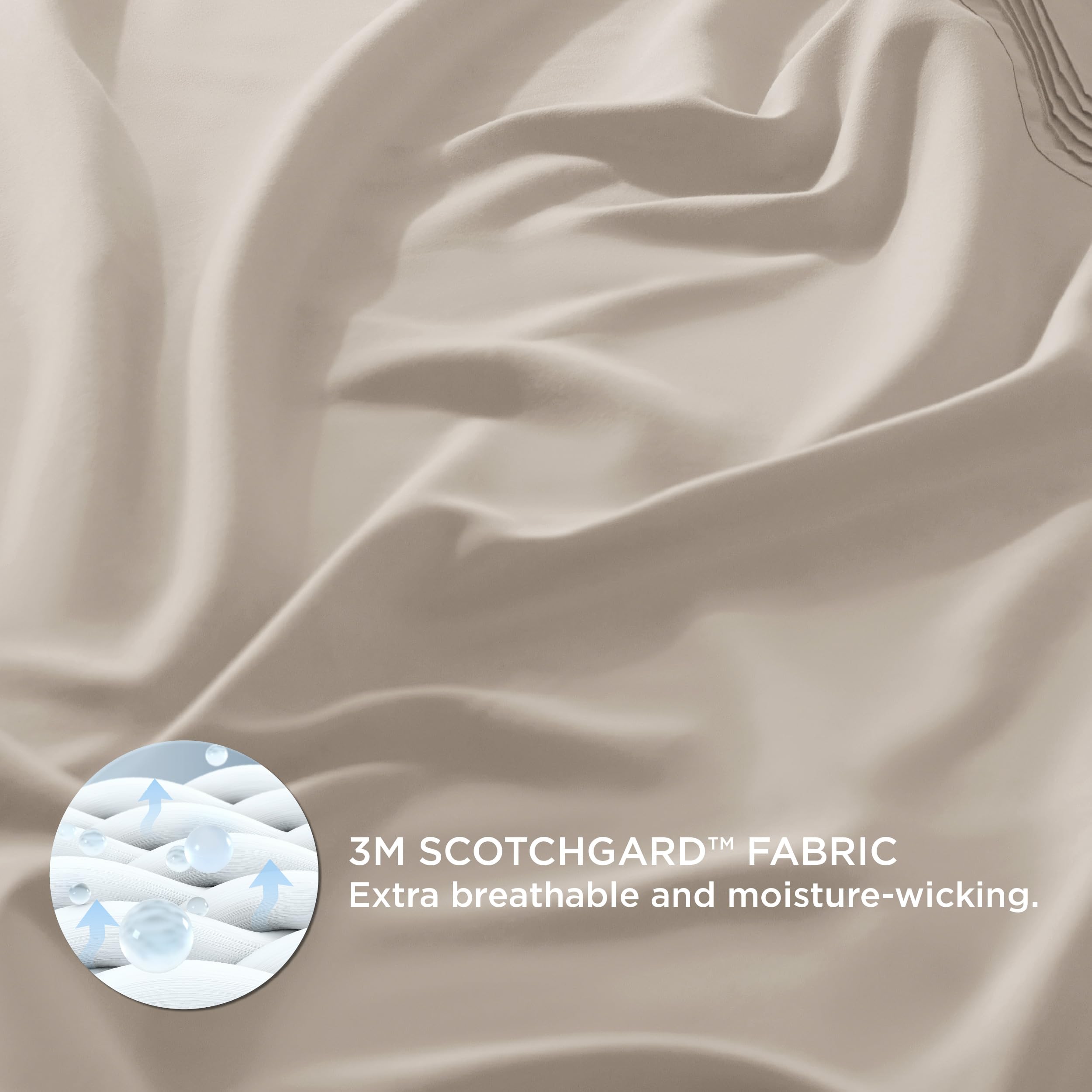 Foto 3 | Juego de Sábanas Bedsure Gentlesoft Deep Pocket King Con Tecnología 3m - Venta Internacional