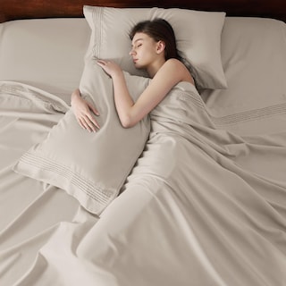 Foto 4 | Juego de Sábanas Bedsure Gentlesoft Deep Pocket King Con Tecnología 3m - Venta Internacional