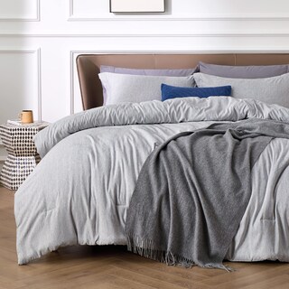 Foto 1 | Juego De Edredón Bedsure Queen, Ropa De Cama Suave, Gris, 3 Piezas - Venta Internacional.