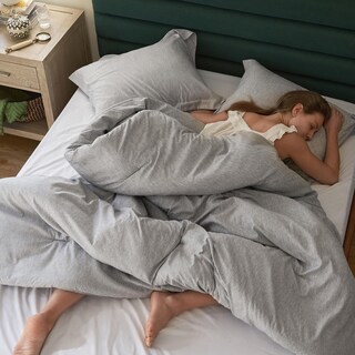 Foto 3 | Juego De Edredón Bedsure Queen, Ropa De Cama Suave, Gris, 3 Piezas - Venta Internacional.