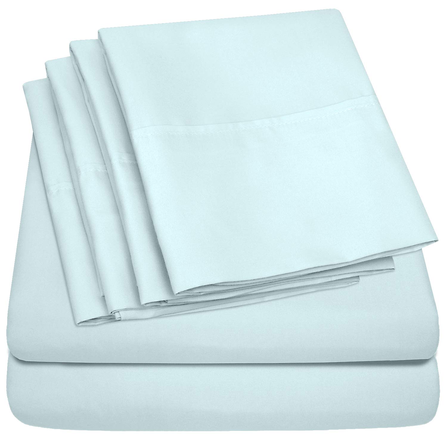 Juego De Sábanas Sweet Home Collection 1500 Supreme Twin Xl Aqua - Venta Internacional.