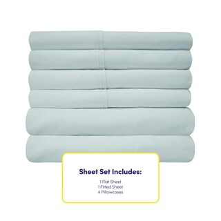 Foto 4 | Juego De Sábanas Sweet Home Collection Porclain Blue Queen, 6 Piezas - Venta Internacional.