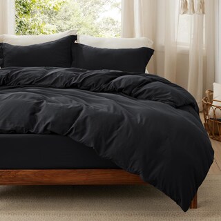 Foto 1 | Juego de Cama Bedsure King con Sábana Bajera Negro - Venta Internacional