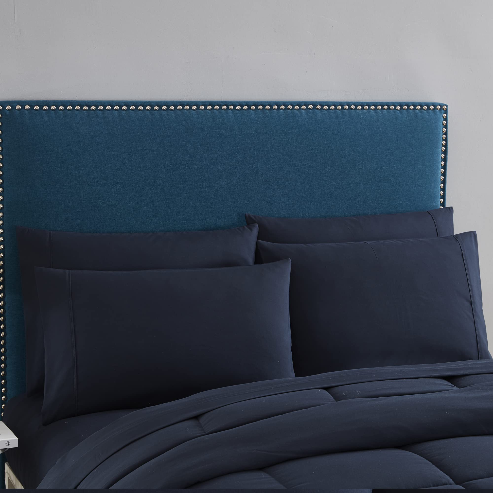 Foto 5 | Set De Edredón Sweet Home Collection De 7 Piezas Navy Queen - Venta Internacional.