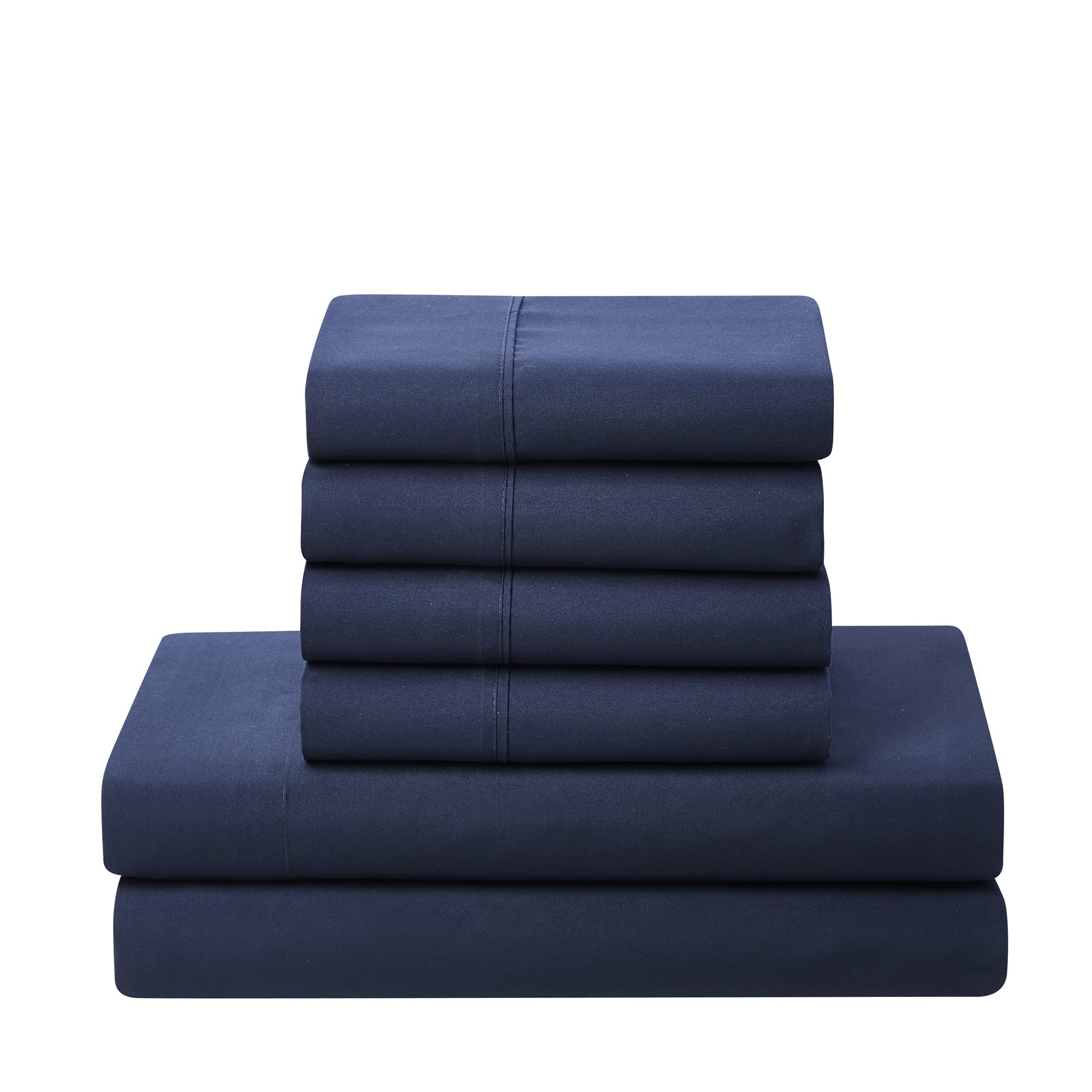 Foto 7 pulgar | Set De Edredón Sweet Home Collection De 7 Piezas Navy Queen - Venta Internacional.