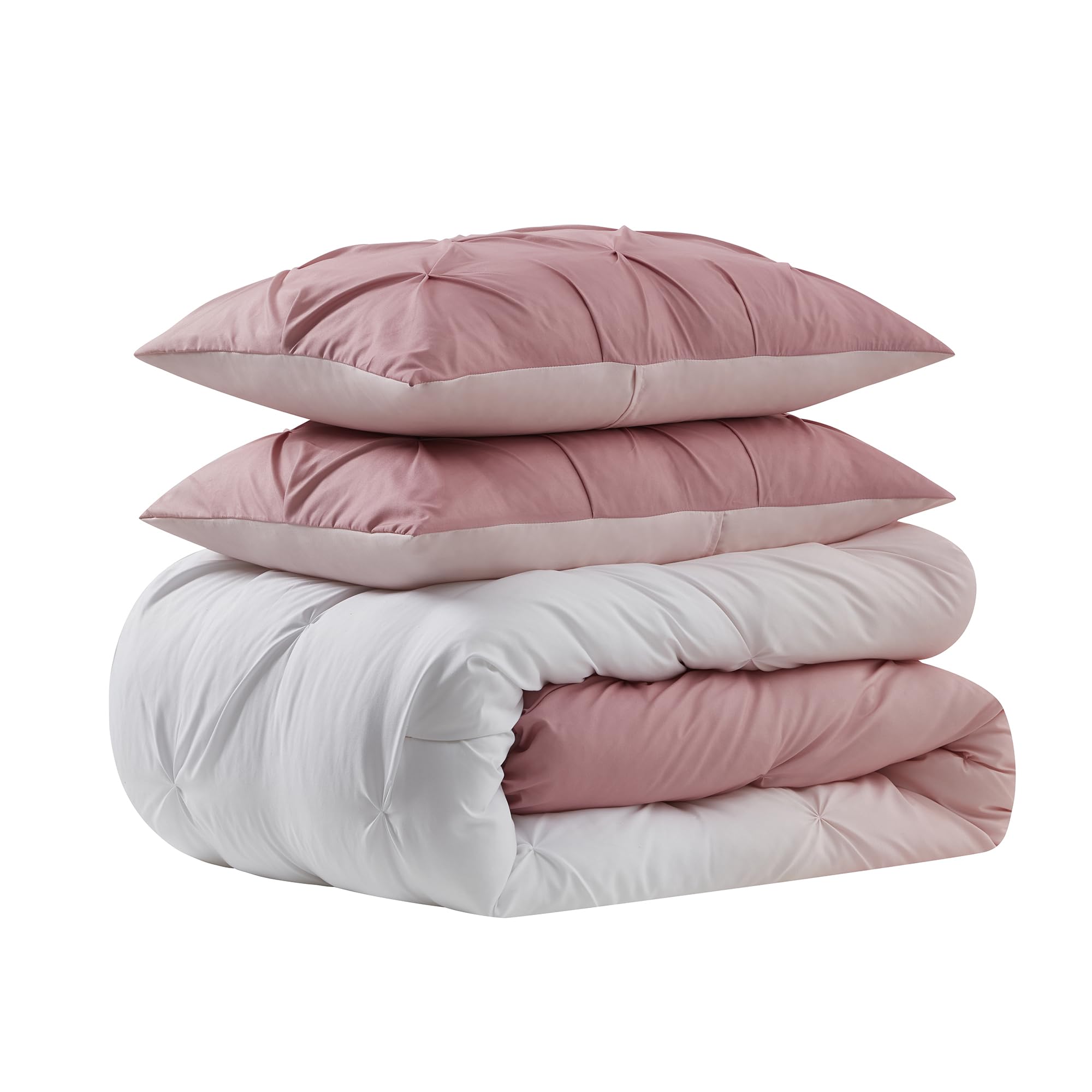 Foto 5 pulgar | Set De Edredón Sweet Home Collection Ombre Pintuck Blush Queen - Venta Internacional.