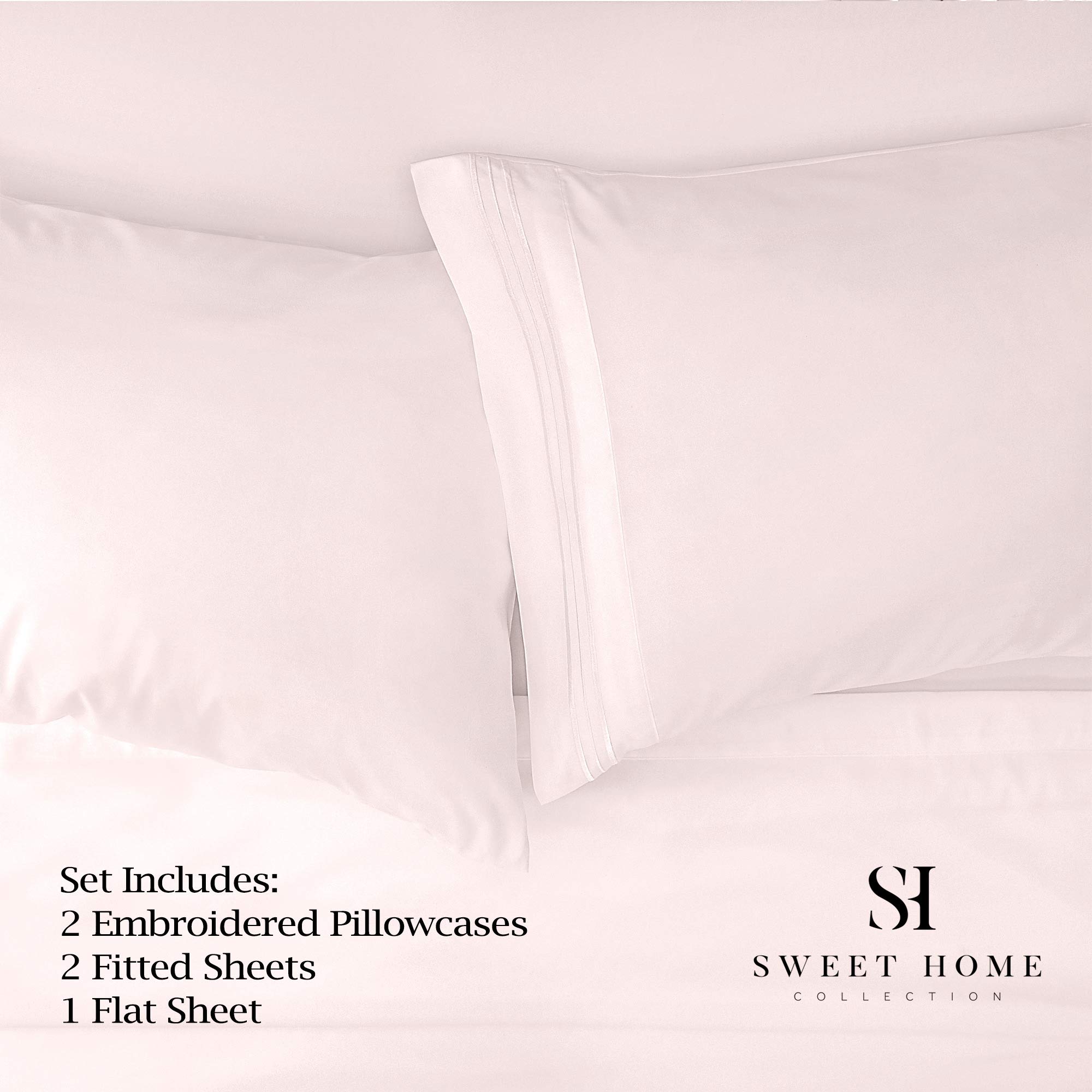 Foto 2 | Juego De Sábanas Sweet Home Collection 1500 Supreme Split King - Venta Internacional.
