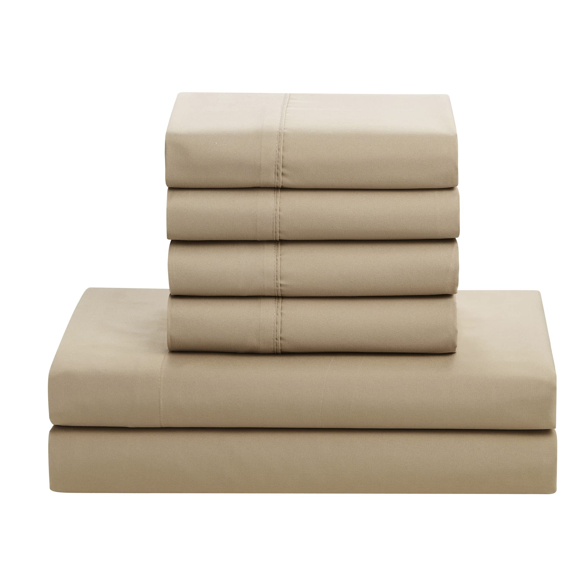 Foto 7 pulgar | Set De Edredón Sweet Home Collection Taupe Twin Xl 7 Piezas - Venta Internacional