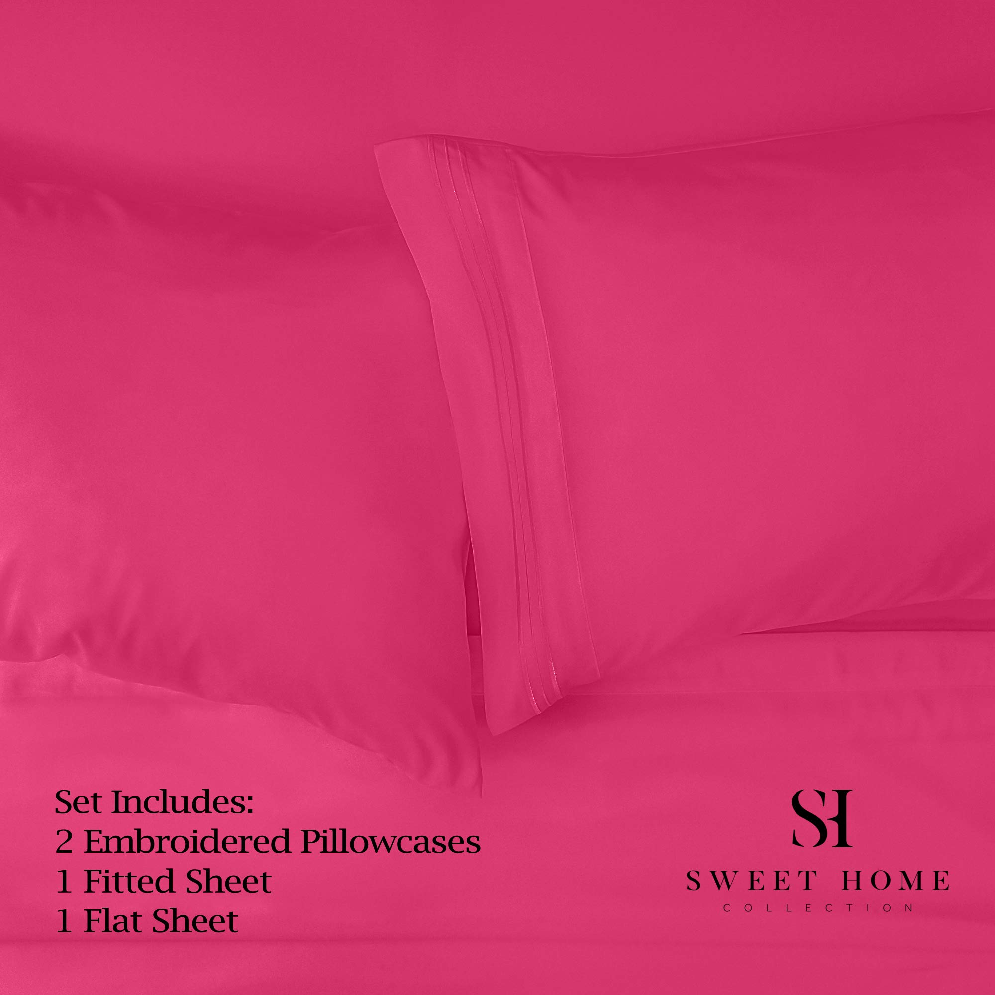 Foto 2 | Juego De Sábanas Sweet Home Collection 1500 Supreme California King - Venta Internacional.