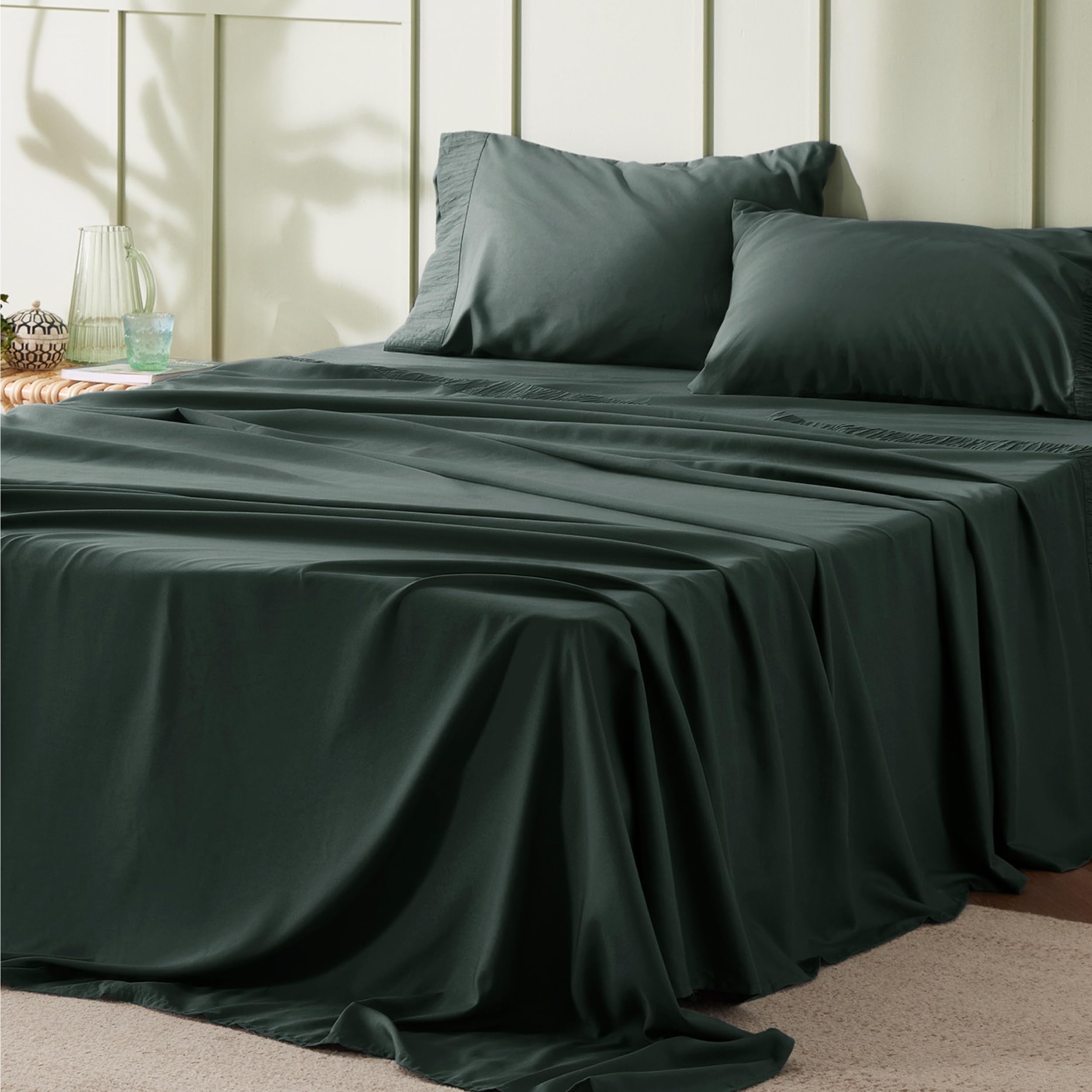 Foto 3 pulgar | Juego de Sábanas Bedsure King Size 4 Piezas Microfibra - Venta Internacional