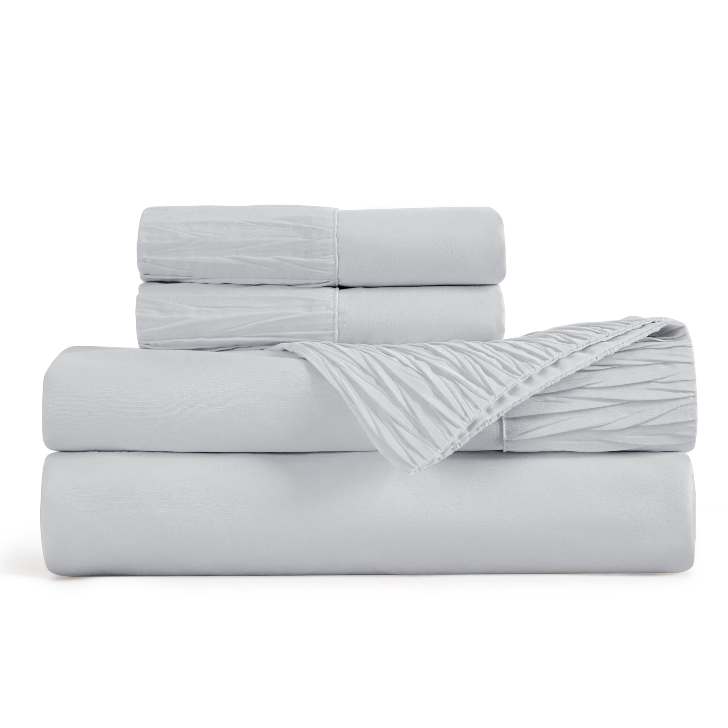 Foto 7 | Juego De Sábanas Bedsure Queen Size, 4 Piezas, Microfibra De Poliéster - Venta Internacional.