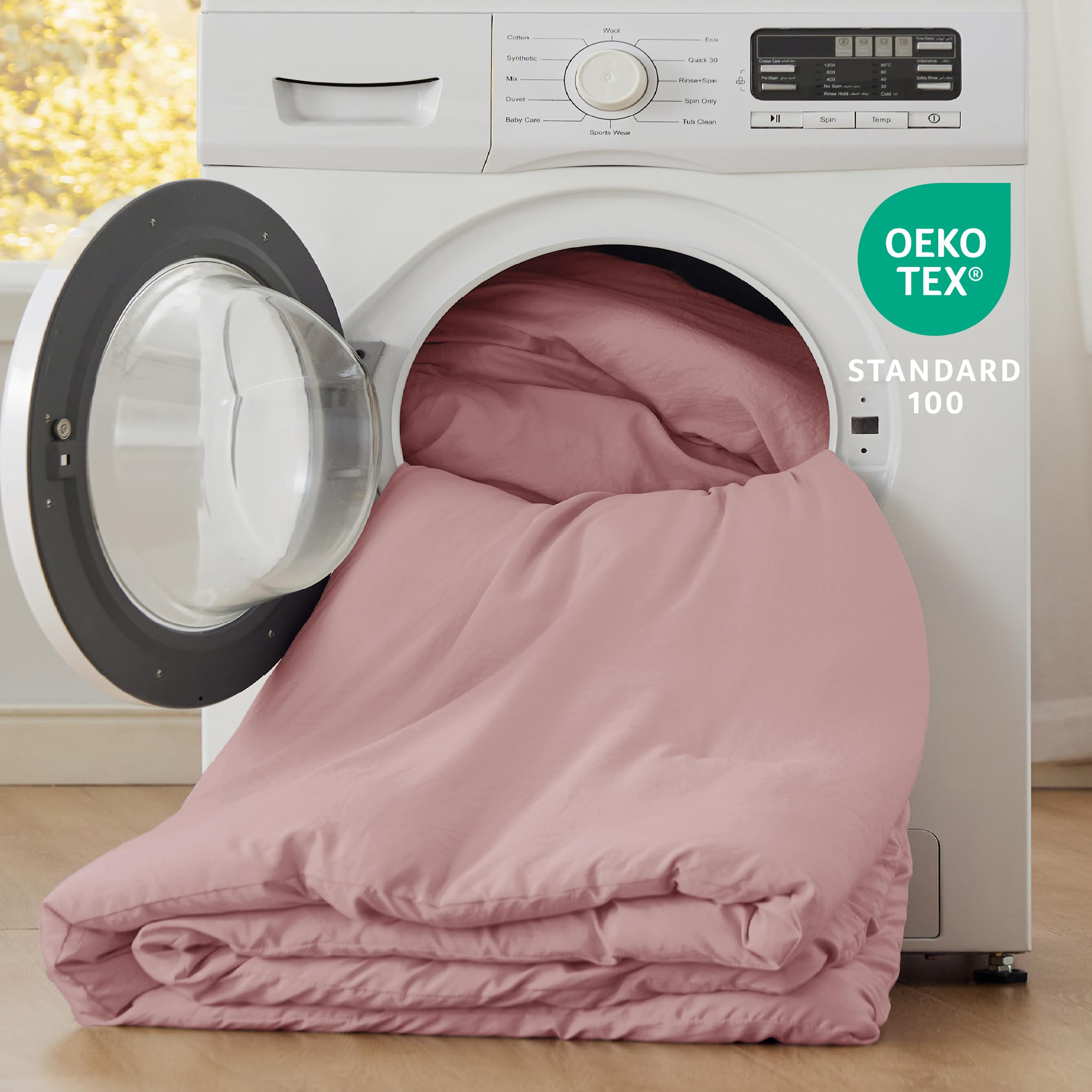 Foto 6 pulgar | Juego de Edredón Bedsure King Size Rosa 3 Piezas - Venta Internacional