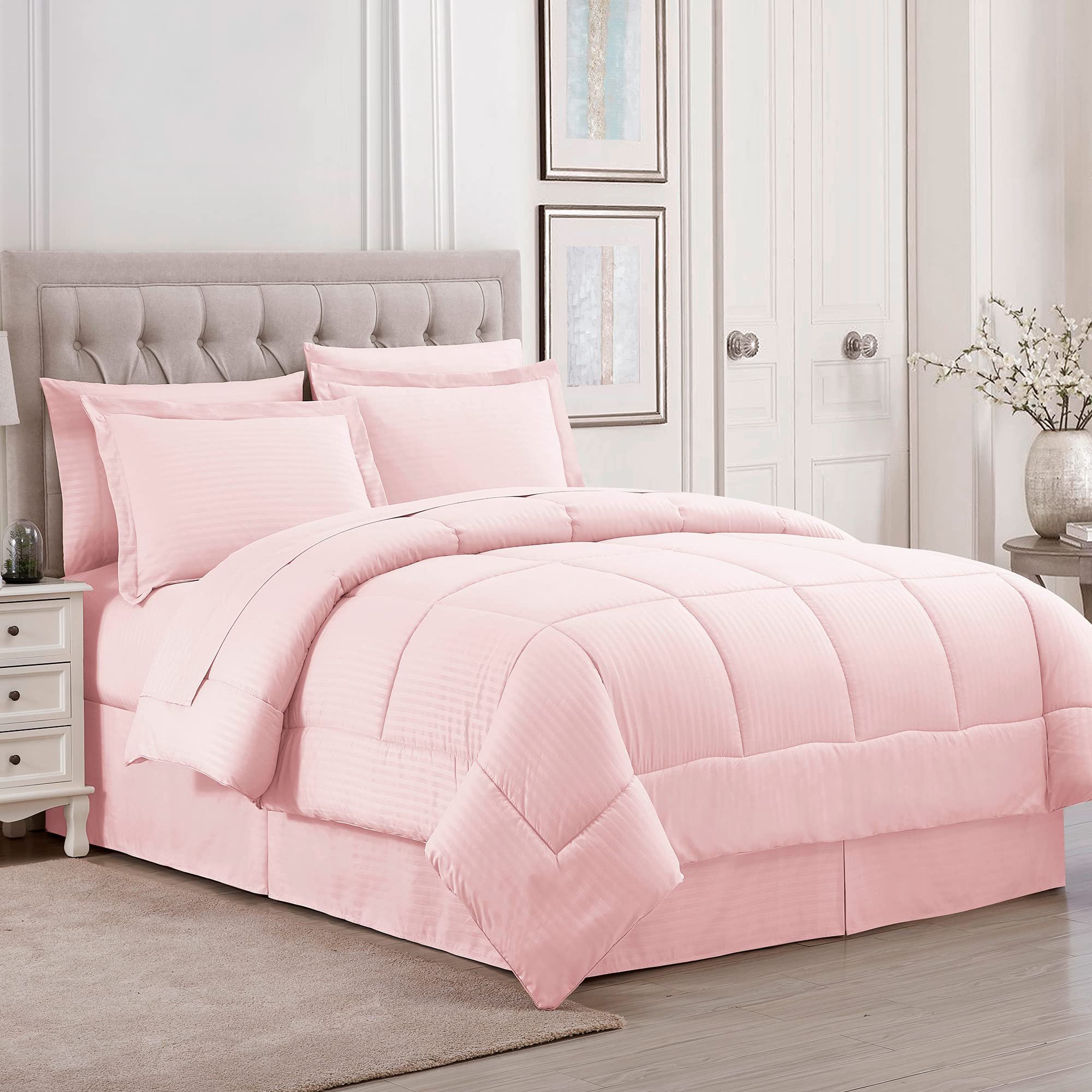 Foto 1 | Set De Edredón Sweet Home Collection King, 8 Piezas - Venta Internacional.