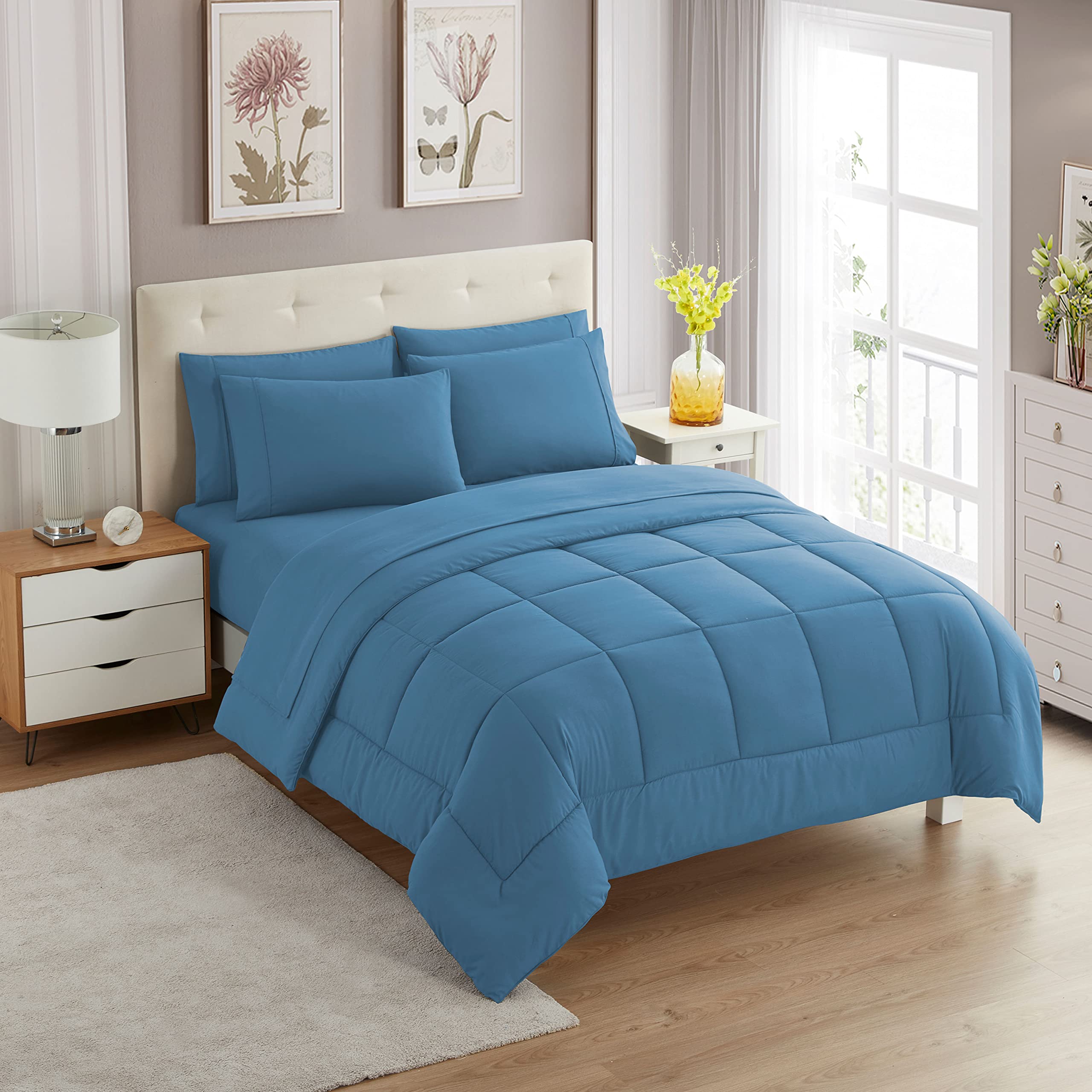 Foto 1 | Set De Edredón Sweet Home Collection Denim Twin, 5 Piezas - Venta Internacional.