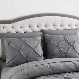 Foto 4 | Set De Edredón Sweet Home Collection, Tamaño King, 8 Piezas, Gris - Venta Internacional.