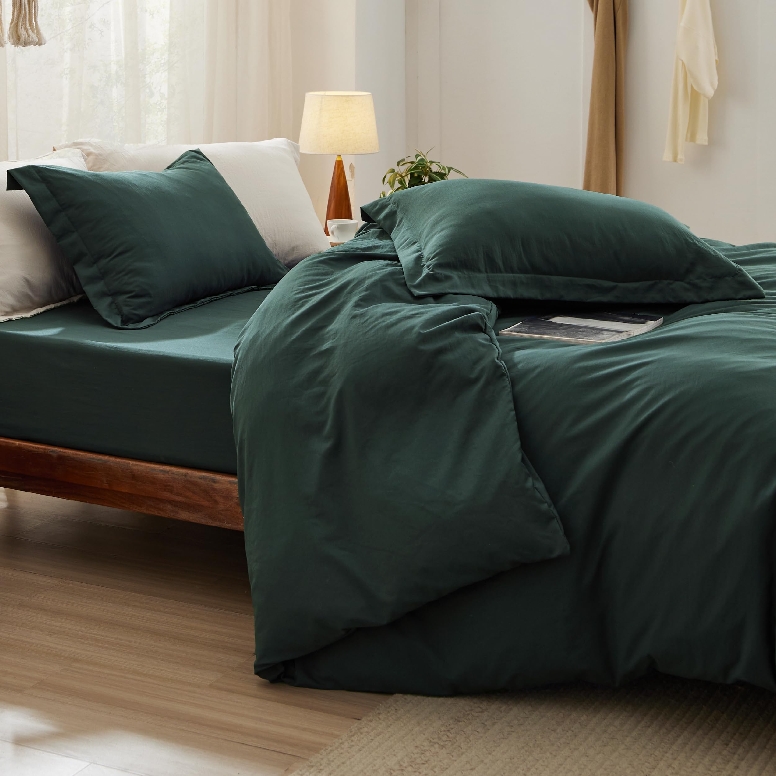Foto 7 | Juego De Funda De Edredón Bedsure Tamaño Completo Con Sábana Bajera Ajustable 4 Piezas - Venta Internacional
