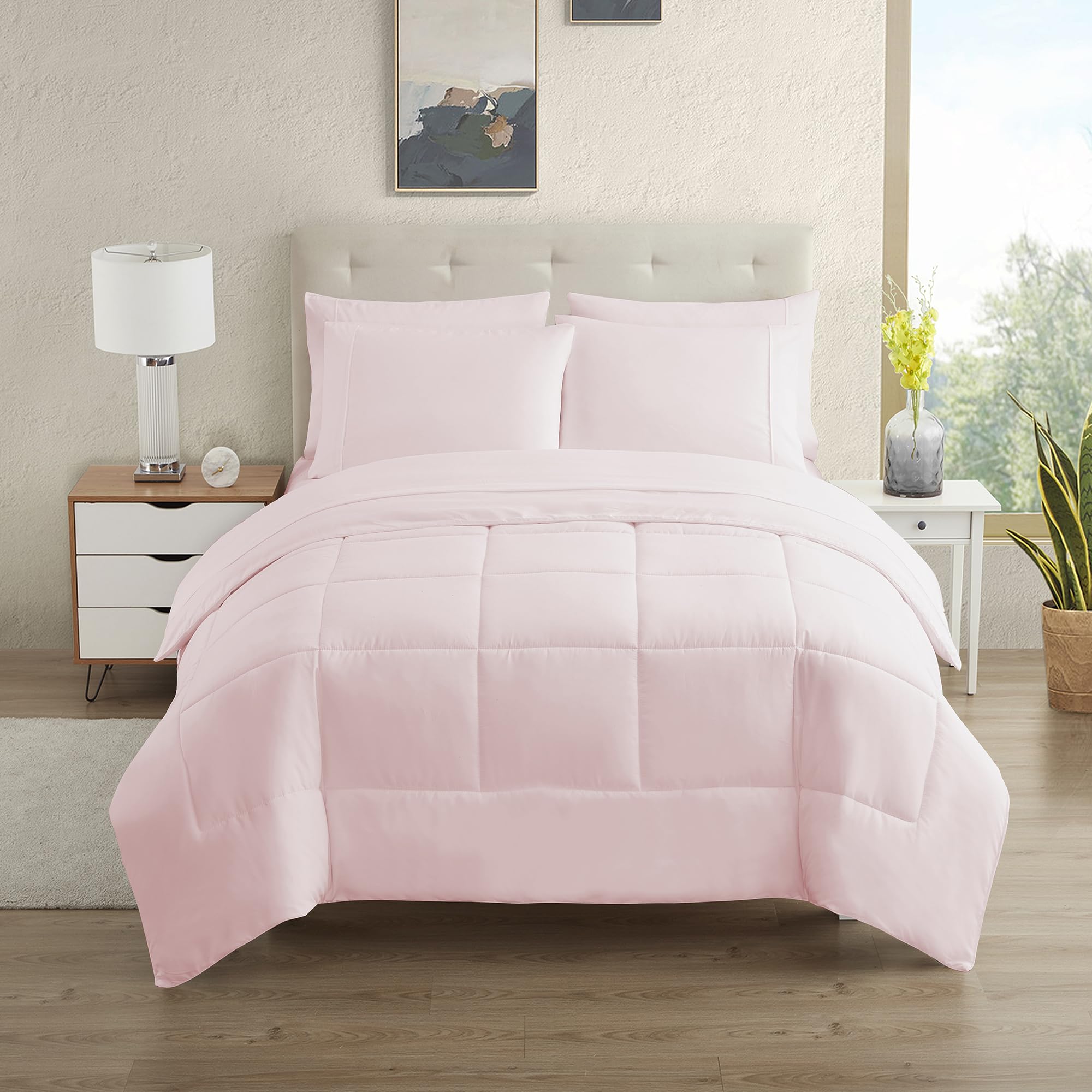 Foto 2 | Set De Edredón Sweet Home Collection California King Pink - Venta Internacional.