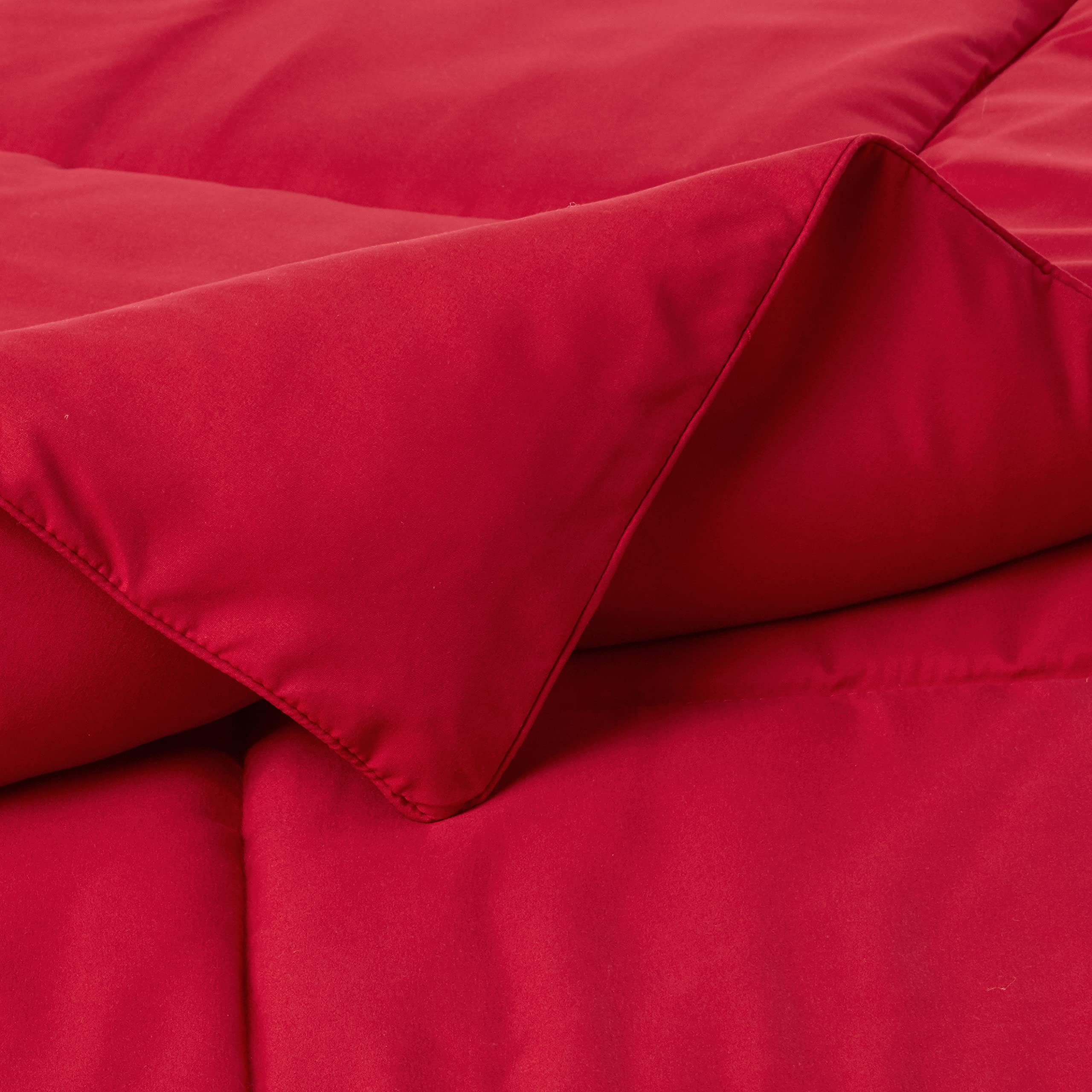 Foto 4 pulgar | Set De Edredón Sweet Home Collection, Color Rojo, Microfibra, Doble - Venta Internacional.