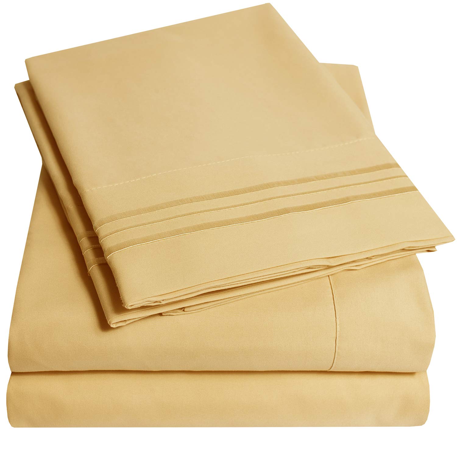 Foto 2 pulgar | Juego De Ropa De Cama Sweet Home Collection Camel Microfiber Twin Xl - Venta Internacional.