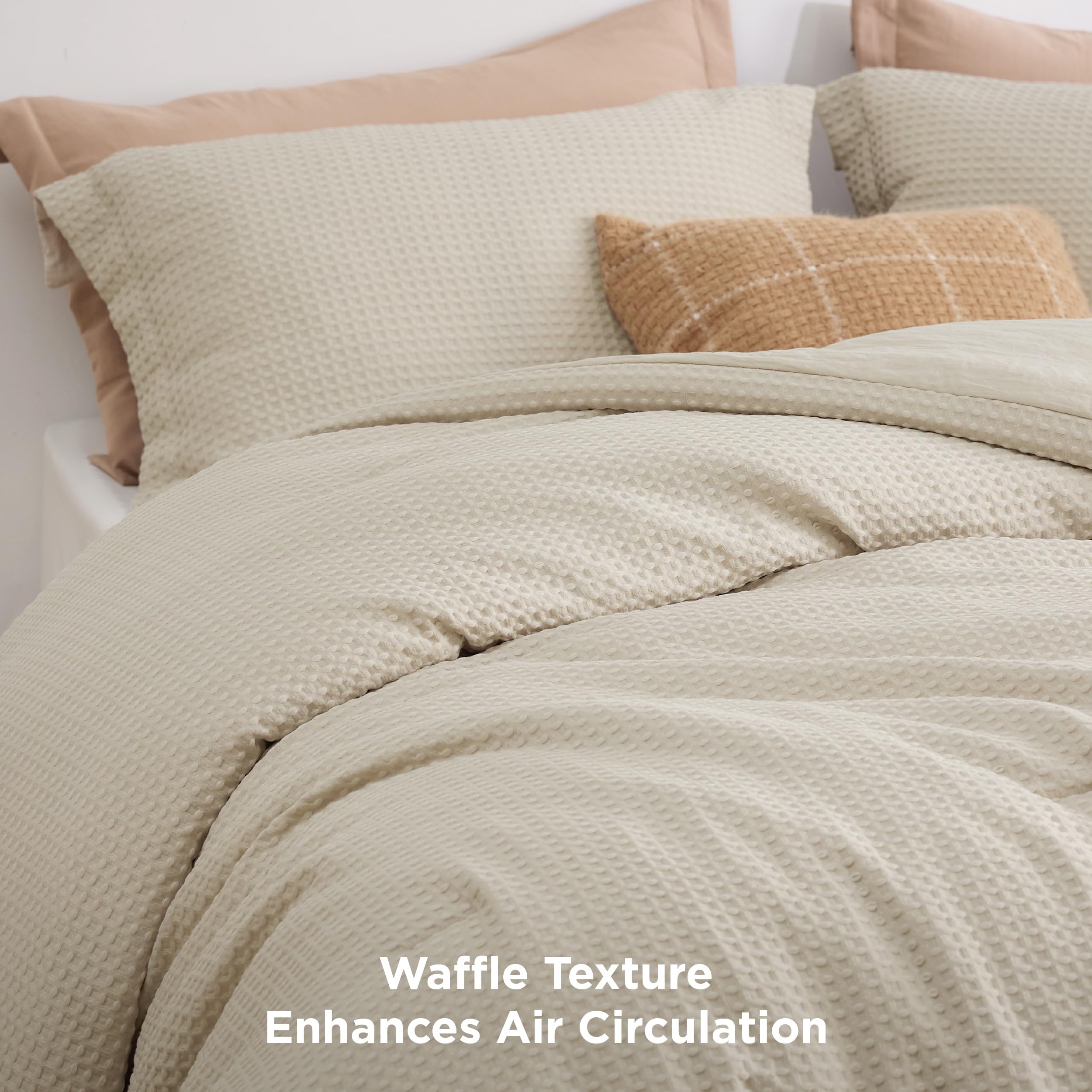 Foto 5 pulgar | Juego de Edredón Bedsure Waffle King 3 Piezas - Venta Internacional