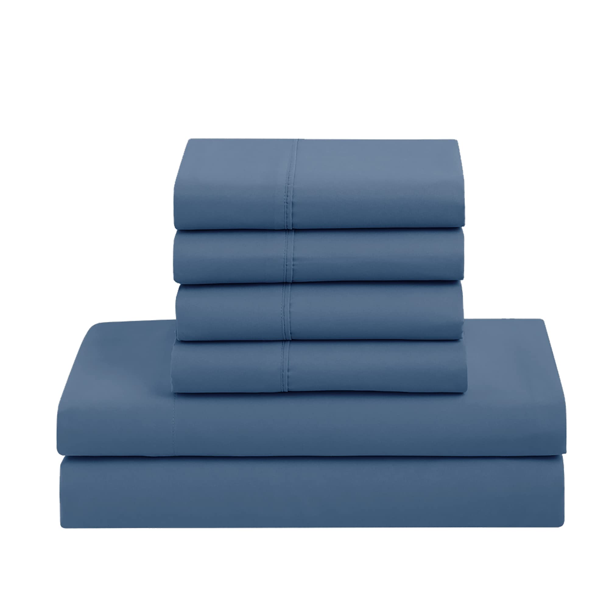 Foto 6 | Set De Edredón Sweet Home Collection De 7 Piezas Denim Queen - Venta Internacional.