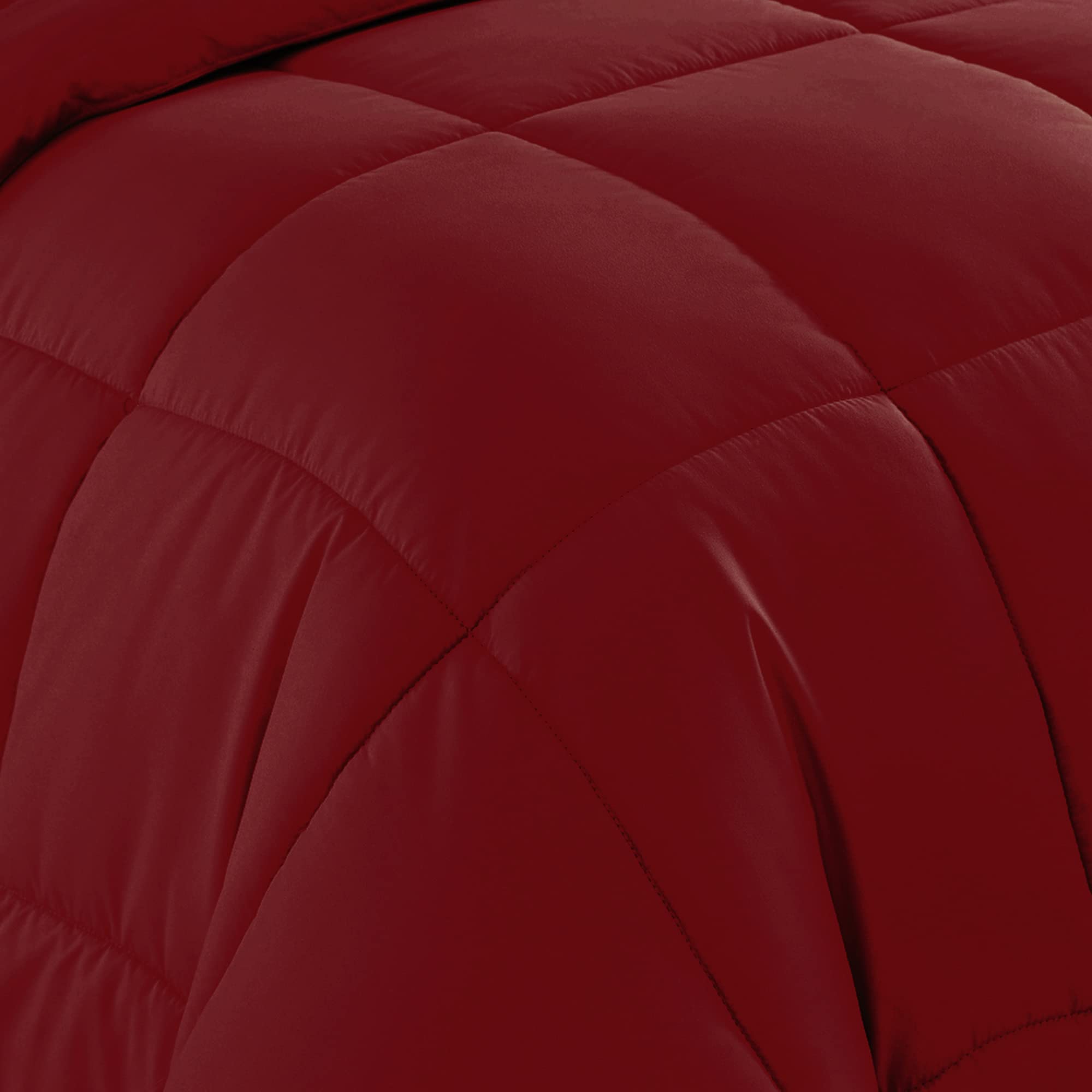 Foto 5 pulgar | Juego De Edredón Tamaño King Con Sábanas, Ropa De Cama De 7 Piezas, Color Rojo - Venta Internacional.