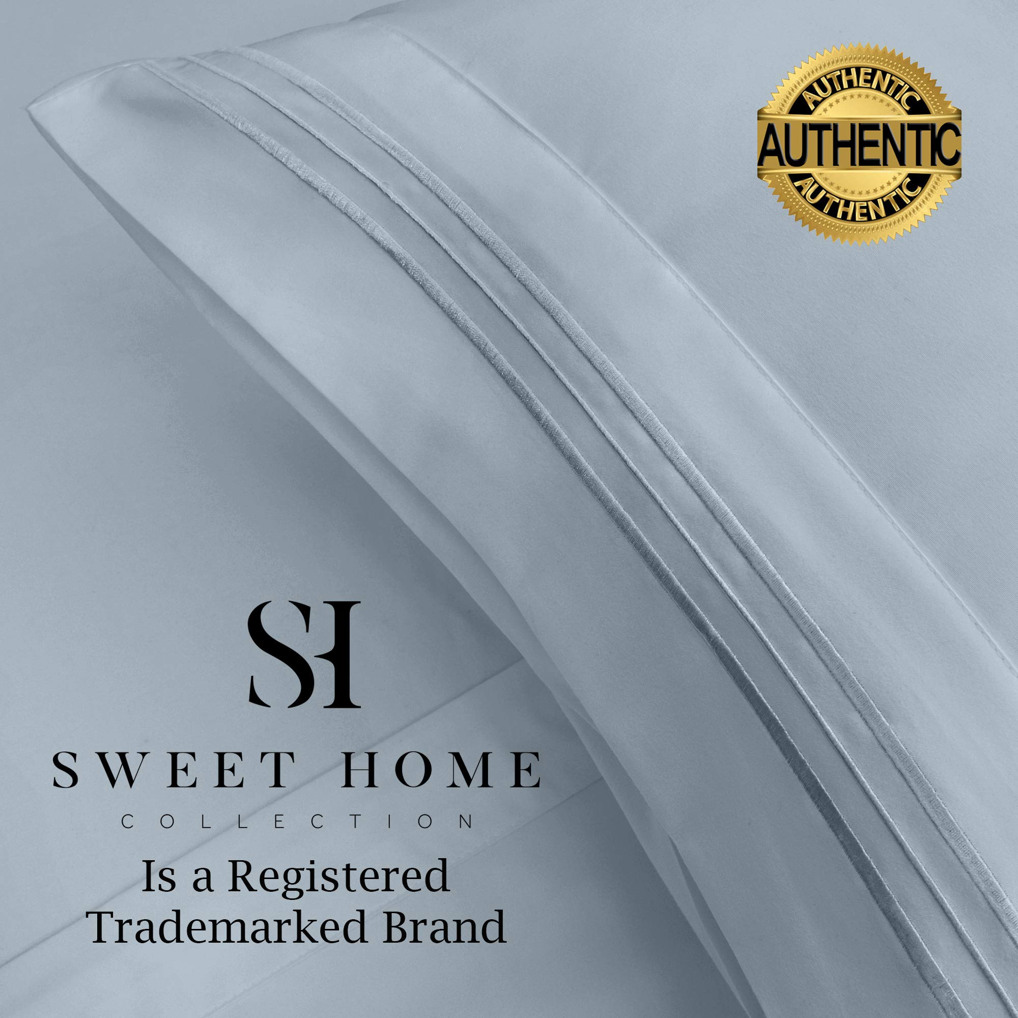 Foto 5 pulgar | Juego De Sábanas Sweet Home Collection 1500 Supreme Full Misty - Venta Internacional.