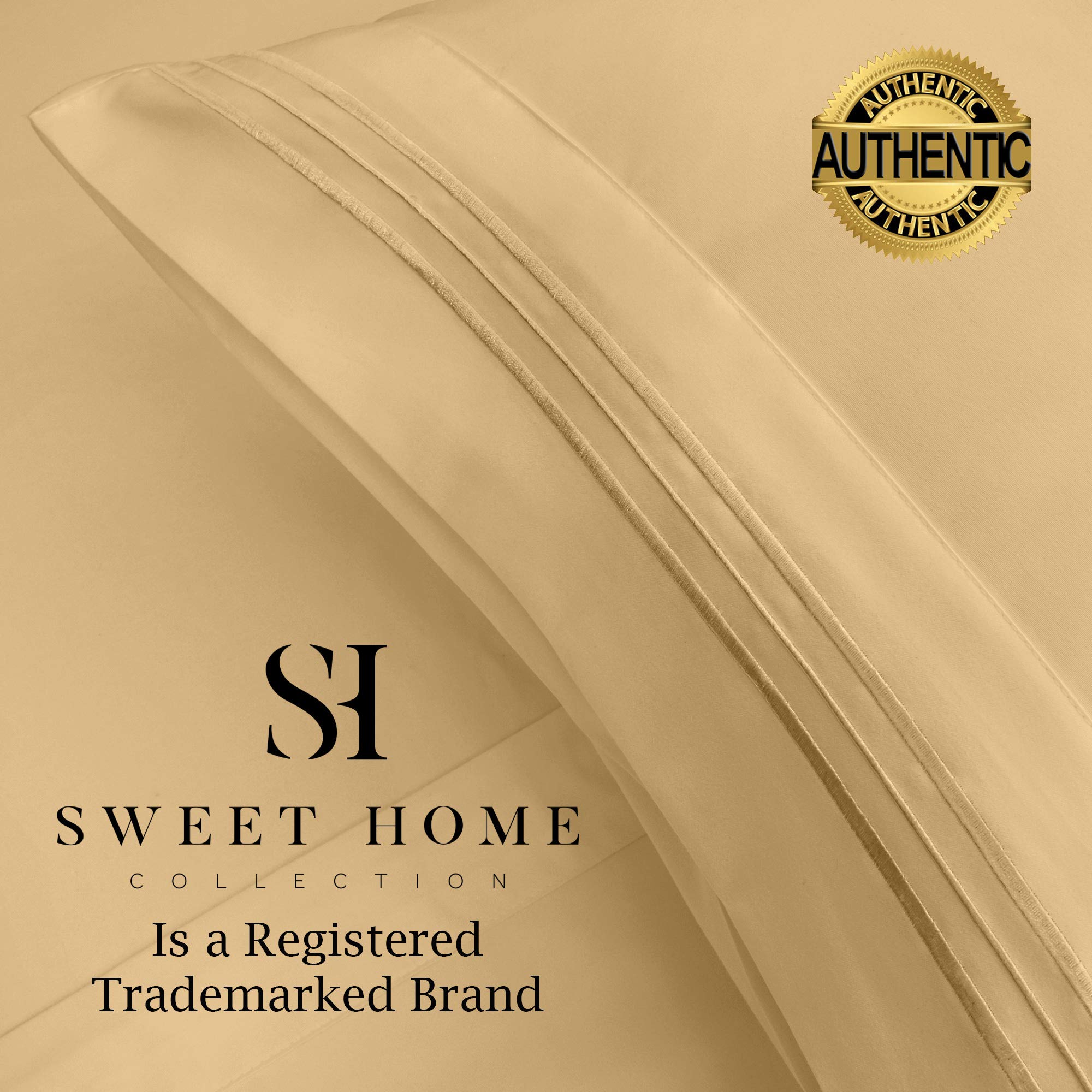 Foto 5 pulgar | Juego De Sábanas Sweet Home Collection 1500 Supreme Split King - Venta Internacional.