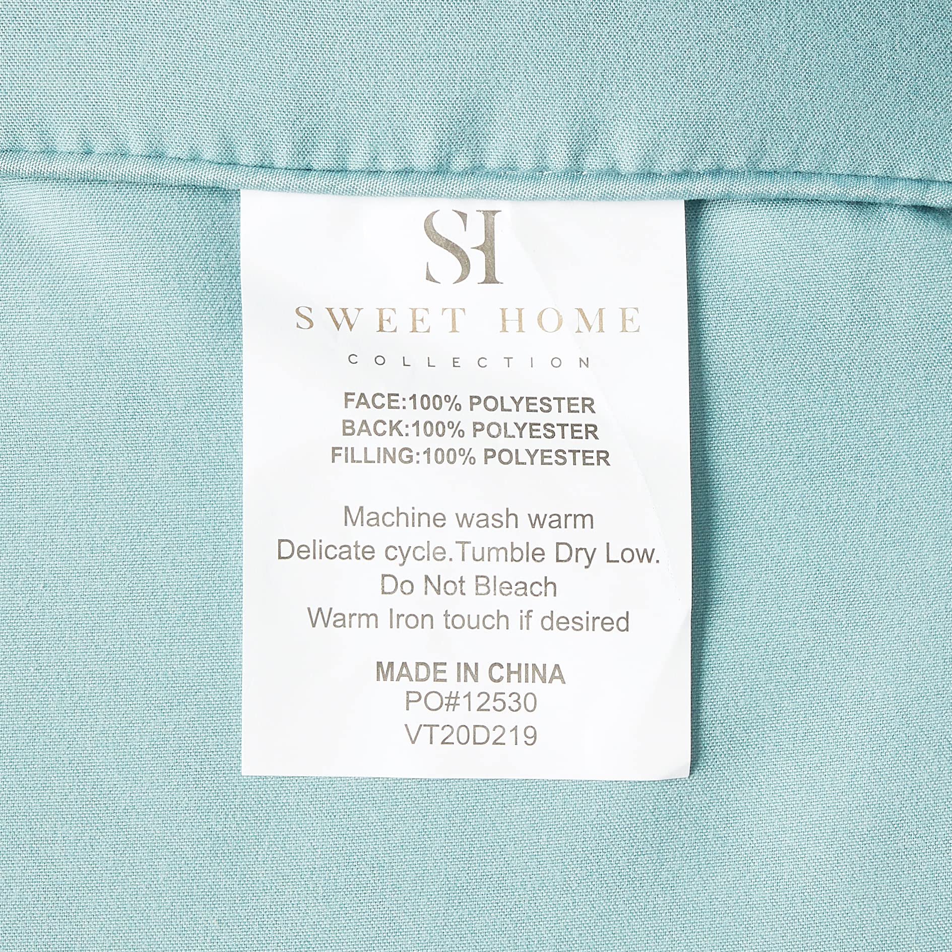 Foto 5 pulgar | Set De Edredón Sweet Home Collection Misty Blue, Talla Doble - Venta Internacional.