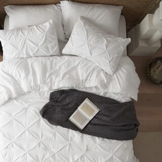 Foto 3 | Juego De Edredón Bedsure Queen Size, 7 Piezas, Blanco Con Sábanas - Venta Internacional.