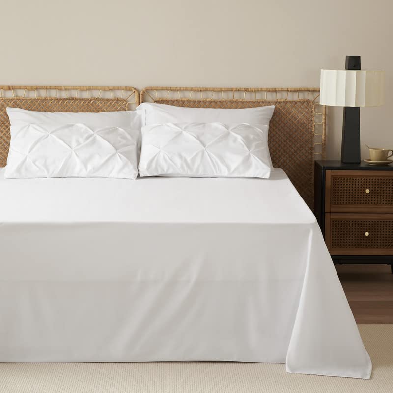 Foto 5 | Juego De Edredón Bedsure Queen Size, 7 Piezas, Blanco Con Sábanas - Venta Internacional.