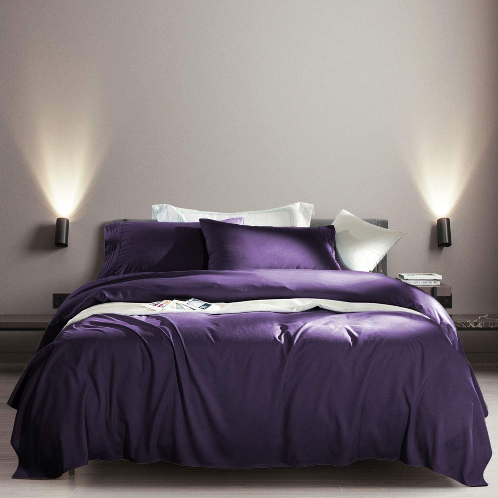 Foto 4 | Juego De Sábanas Sonoro Kate Super Soft Microfiber Purple Twin Xl - Venta Internacional.