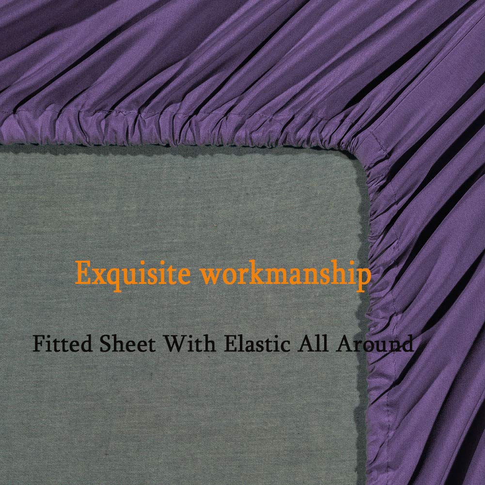 Foto 7 | Juego De Sábanas Sonoro Kate Super Soft Microfiber Purple Twin Xl - Venta Internacional.