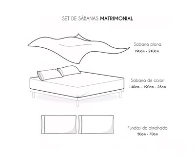 Foto 4 | Juego de Sábanas Matrimoniales 3200 Hilos con Bordado de Lujo - Marrón