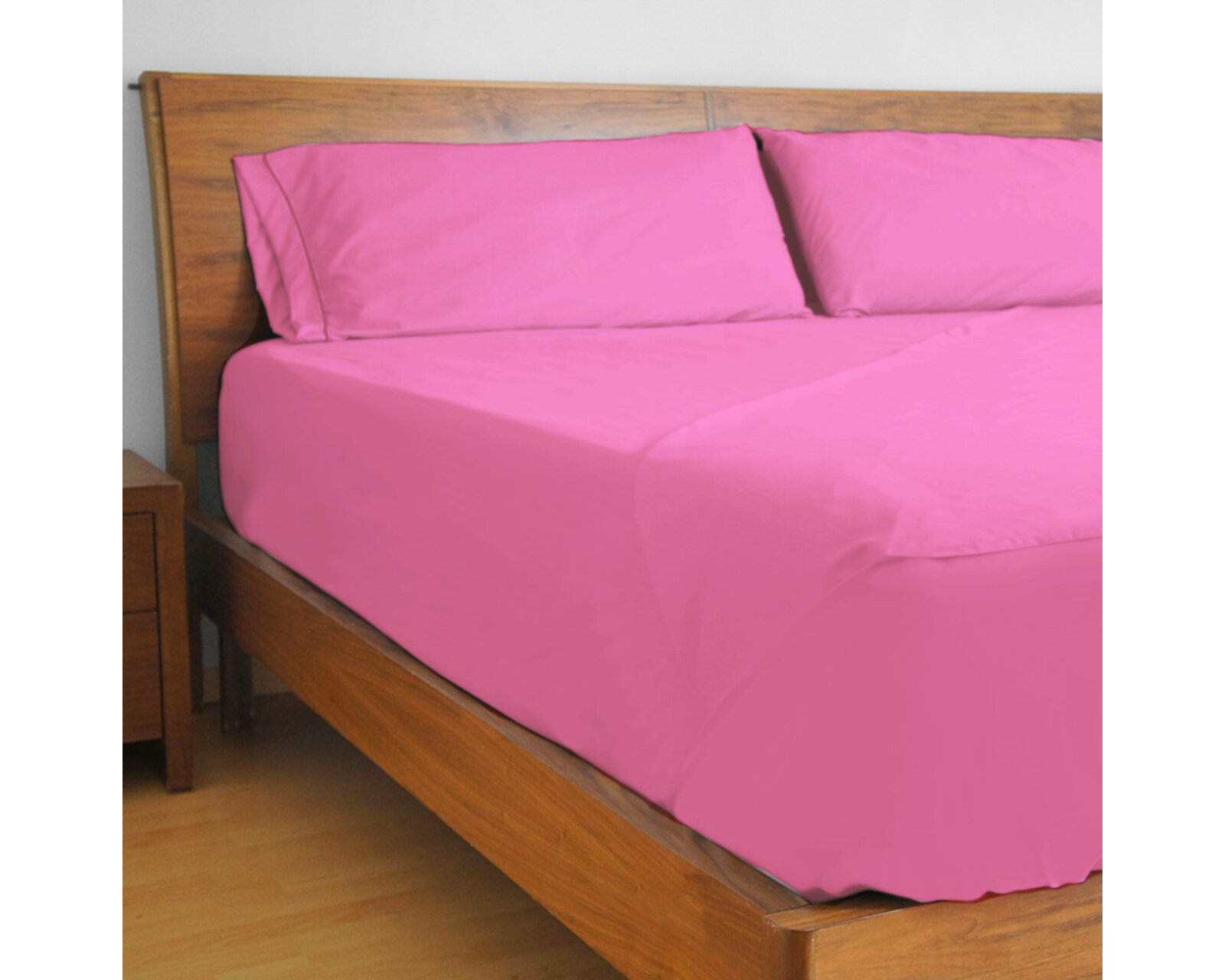 Foto 4 pulgar | Juego De Sábanas De Microfibra Koala - Rosa Coral  - King Size