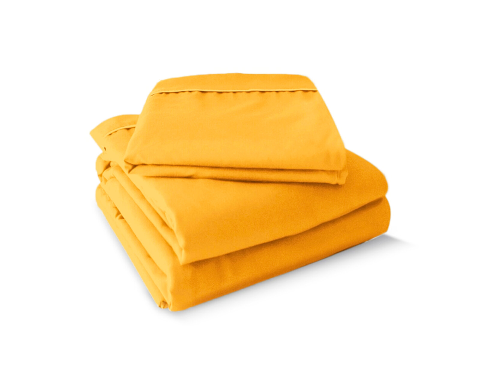 Foto 2 | Juego De Sábanas De Microfibra Koala - Amarillo Mango  - Matrimonial